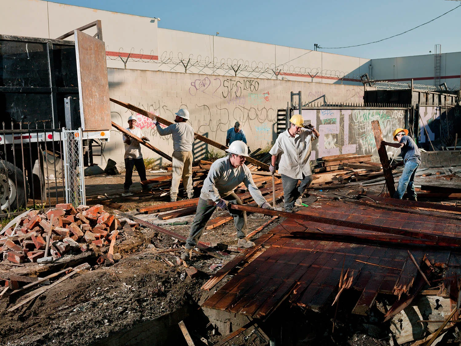 A craftsman home is scrapped on 20th St just west of Central Ave. on March 3, 2012.