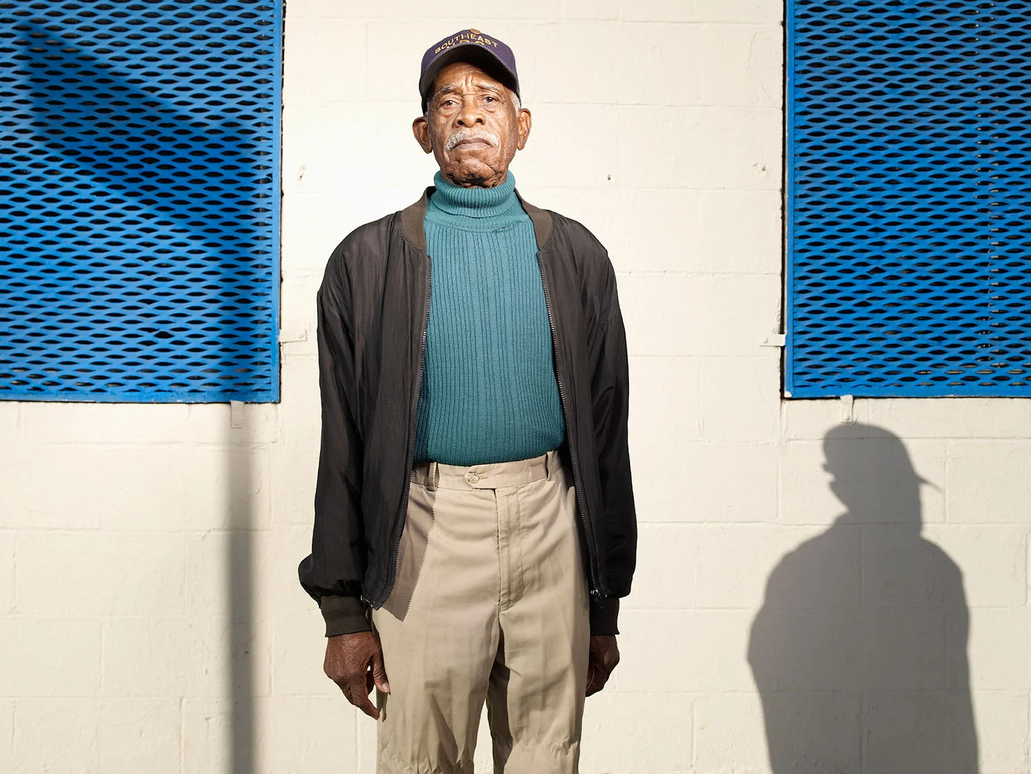  Willie Solomon after voting in Greater New Jerusalem Church.
