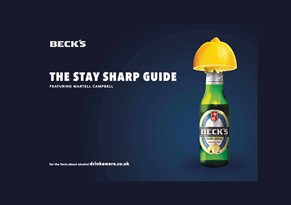 BECK'S BLUE LEMON X MARTELL CAMPBELL (STAY SHARP GUIDE)