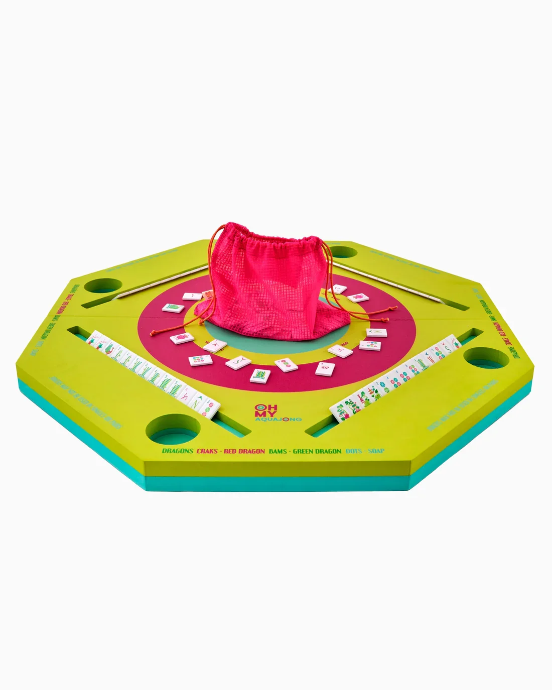 Aqua Jong Mahjong Pool Mat - Green