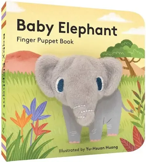 Baby Elephant Finger Puppet Board Book