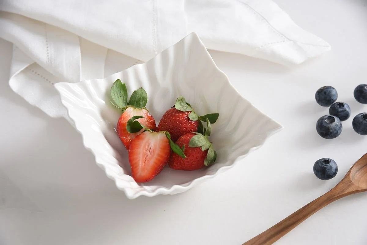 Porcelain Square Snack Bowl