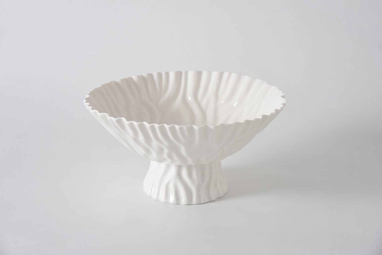 Porcelain Large Footed Bowl