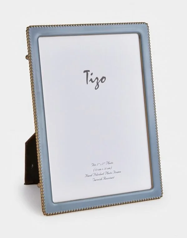 Tizo Beaded Smoky Blue Enamel Frame.jpg