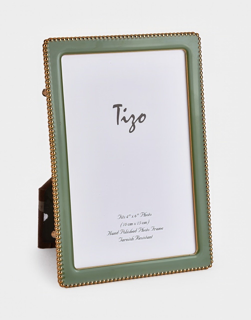Tizo Beaded Green Enamel Frame 5x7.jpg