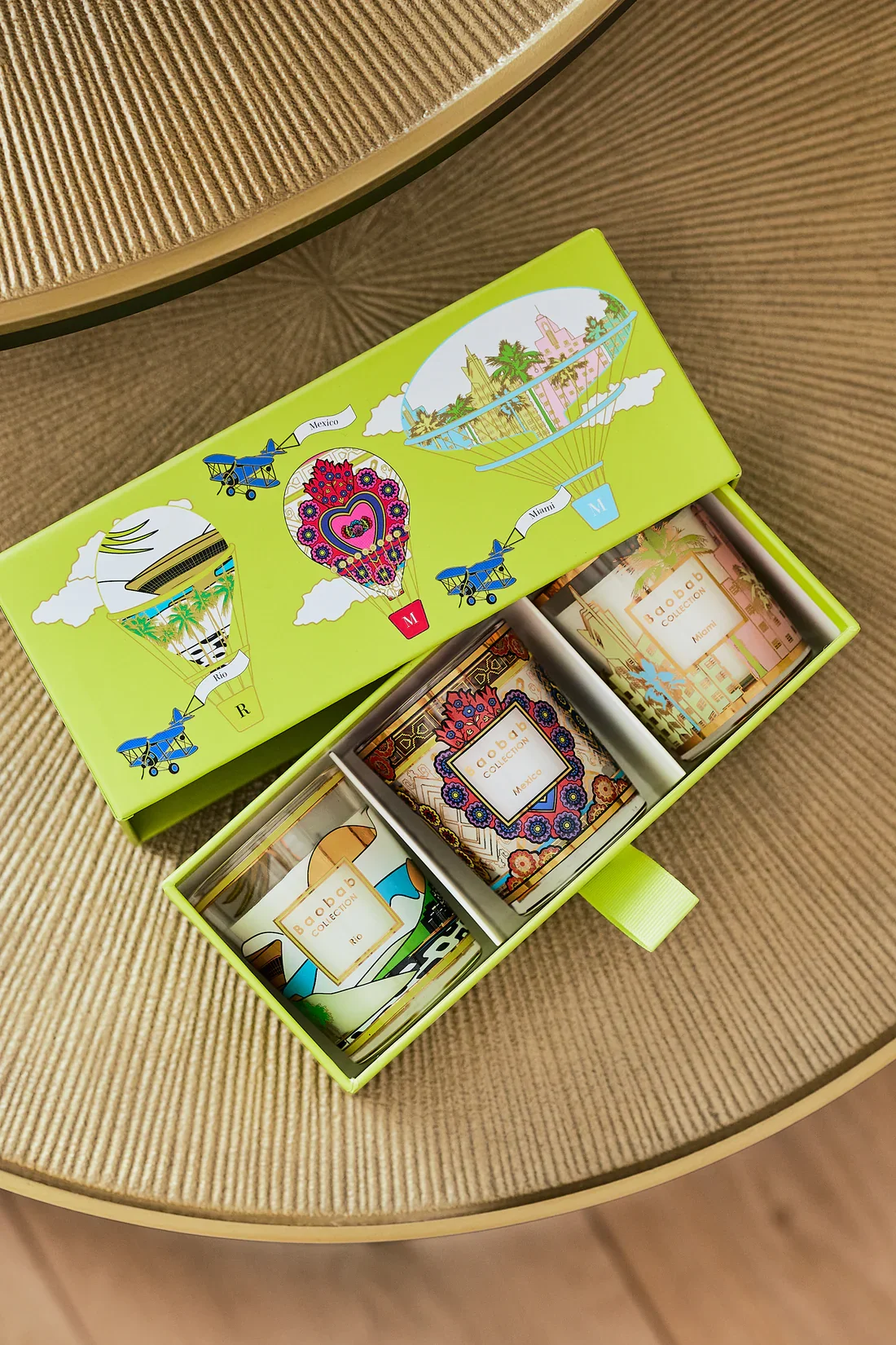 Baobab Luxury Scented Candle Travel Trio - Rio/Mexico/Miami