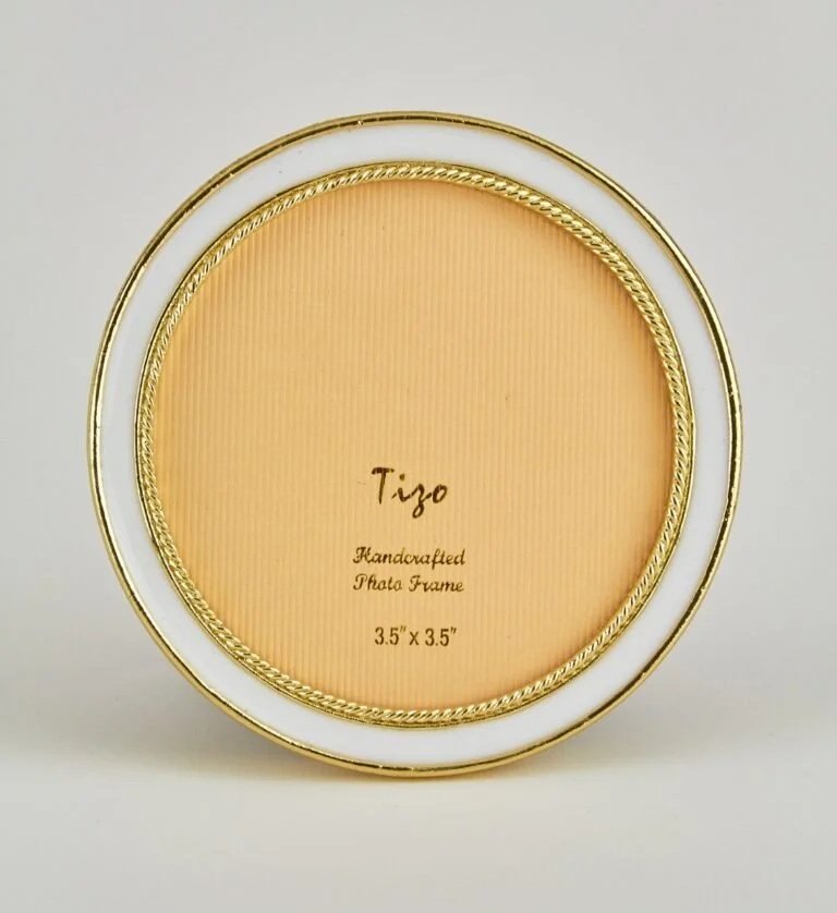Tizo Design 3.5" Round Enamel Frame