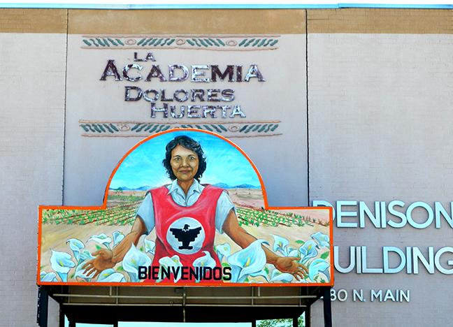 1480 North Main -La Academia Delores Huerta Spray Paint Artist Unknown Year Unknown