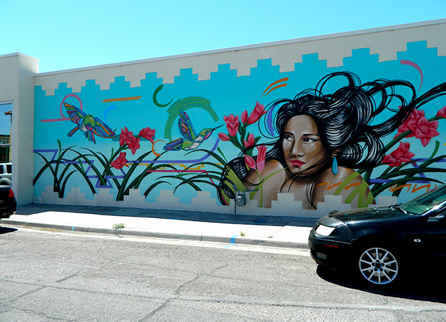 211 N Water St - LC Visitors Bureau Spray Paint Multiple Artists 2015