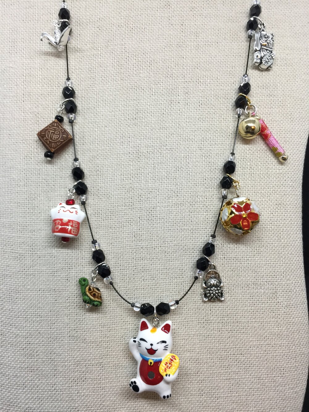 Seed Bead Hello Kitty Necklace – Bara Boheme