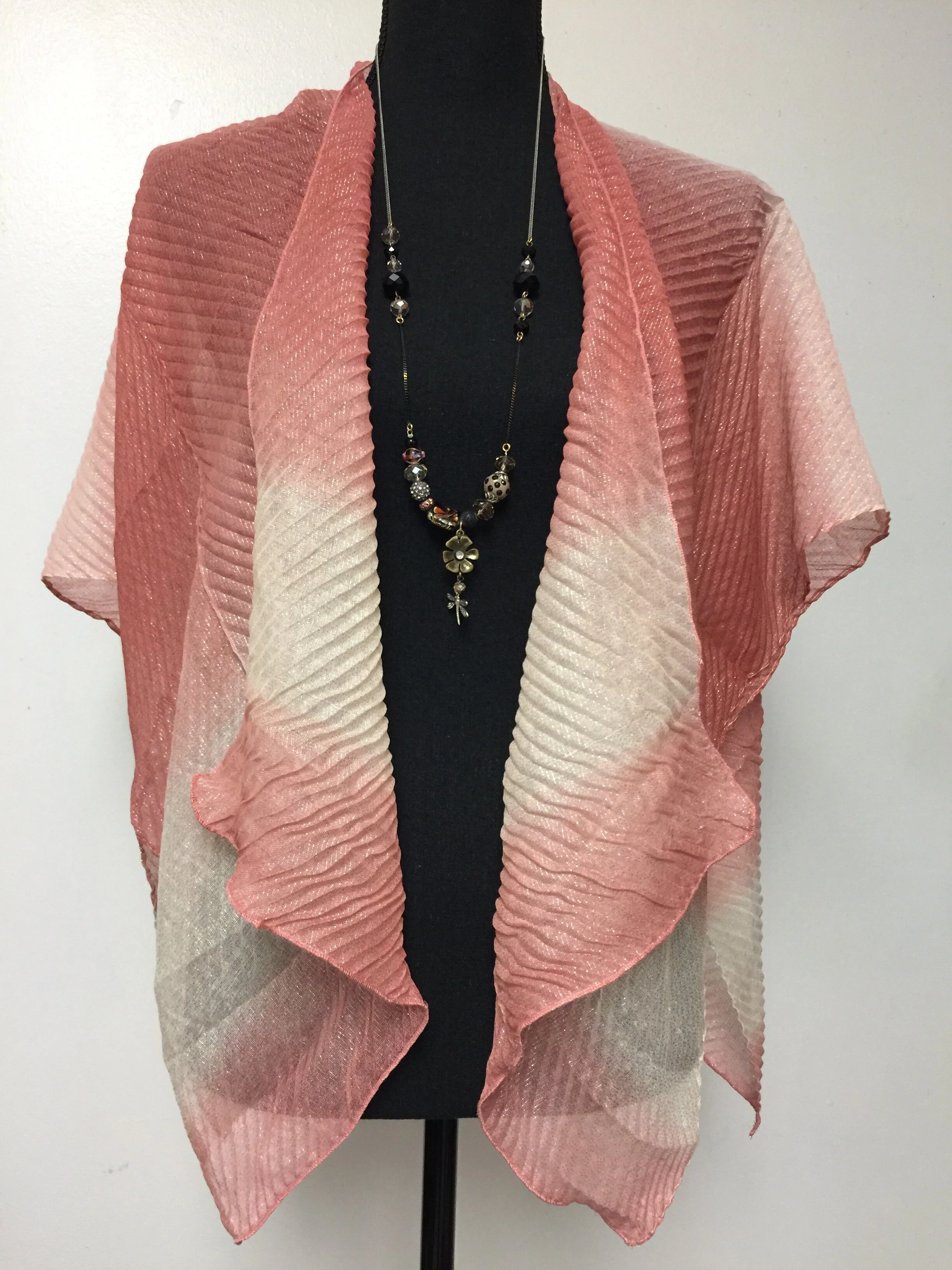 Scarf Cover-Up - Short Crinkled Glitter