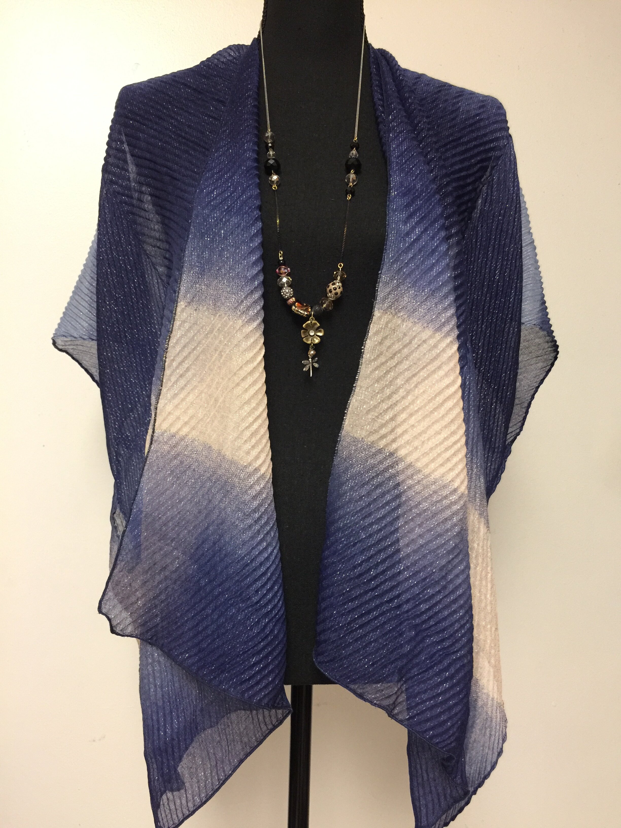 Scarf Cover-Up - Short Crinkled Glitter