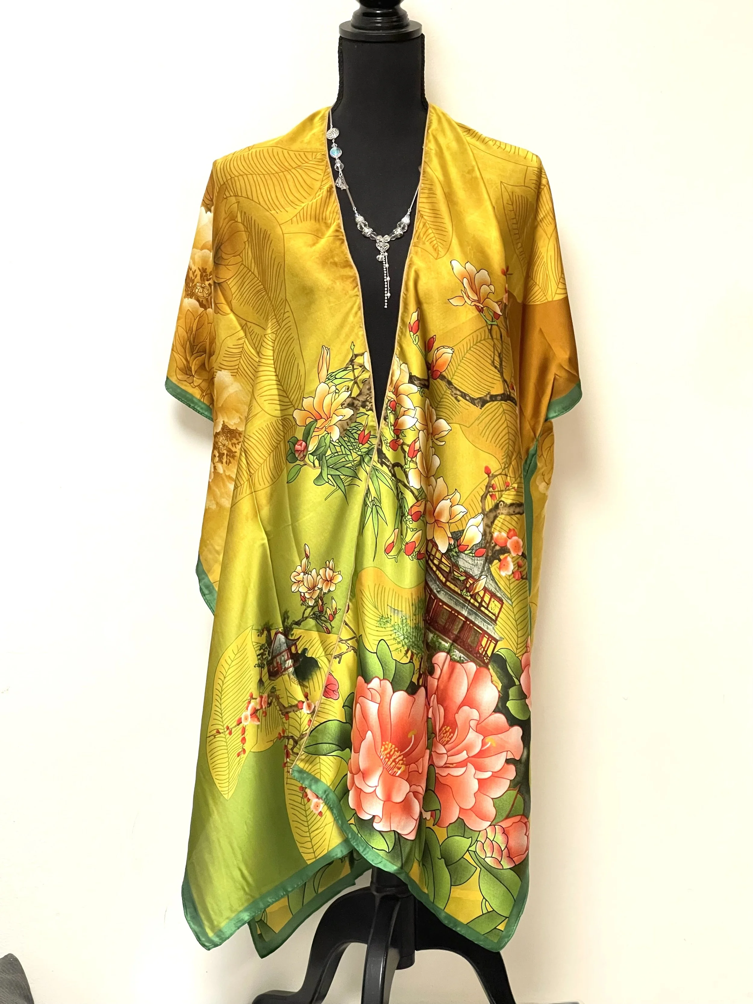 Silky Scarf Cover-Up - Long