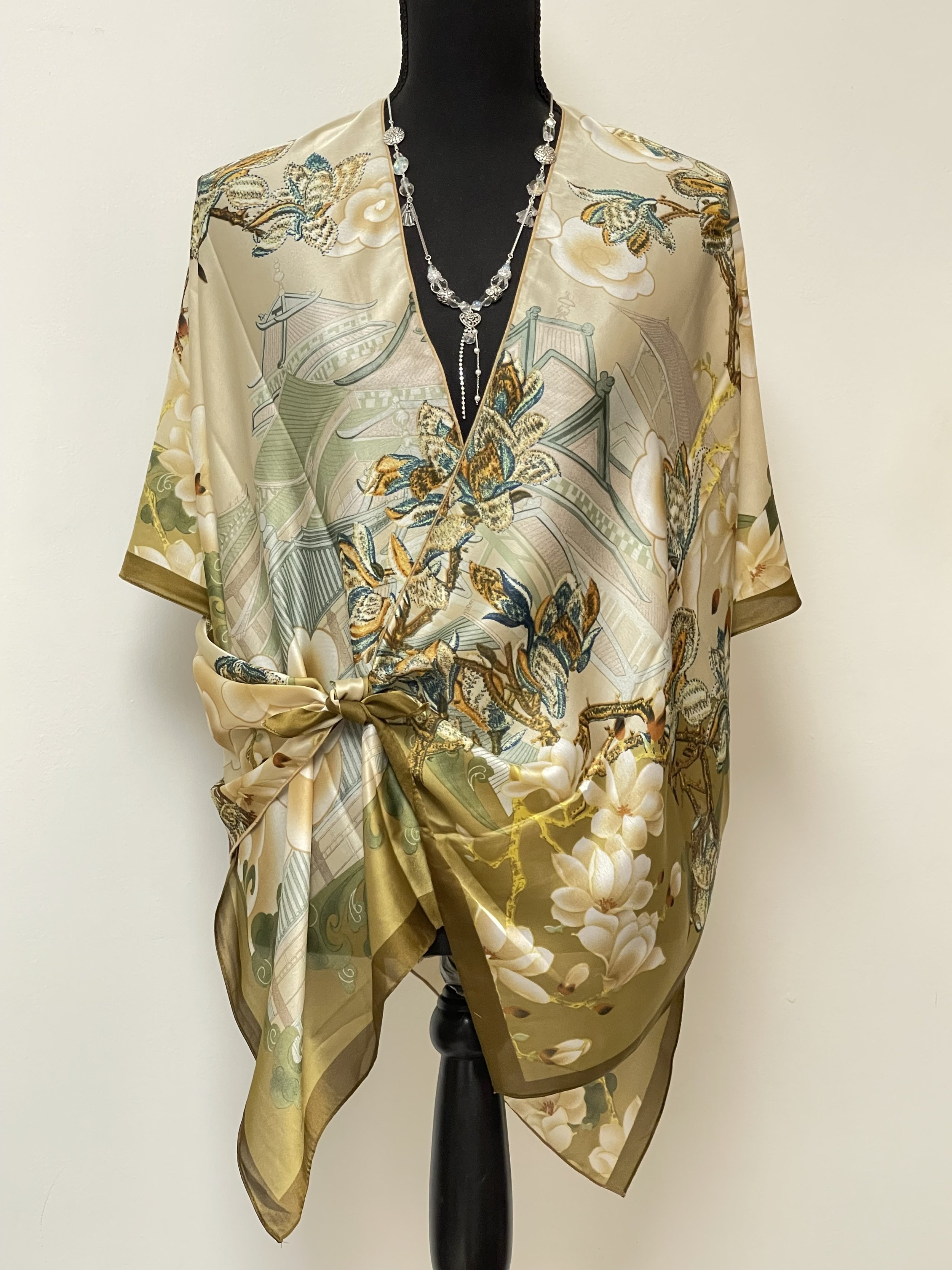 Silky Scarf Cover-Up - Short