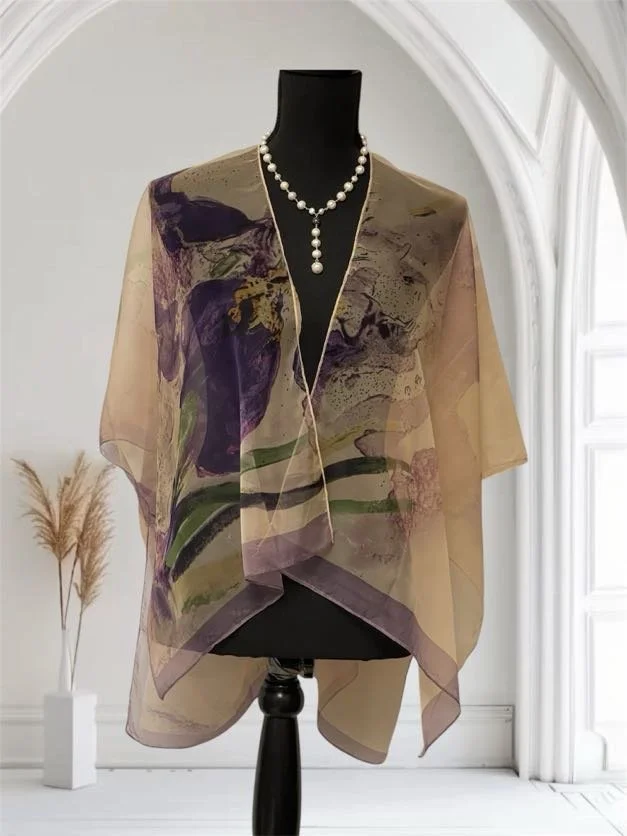 Silky Scarf Cover-Up - Short