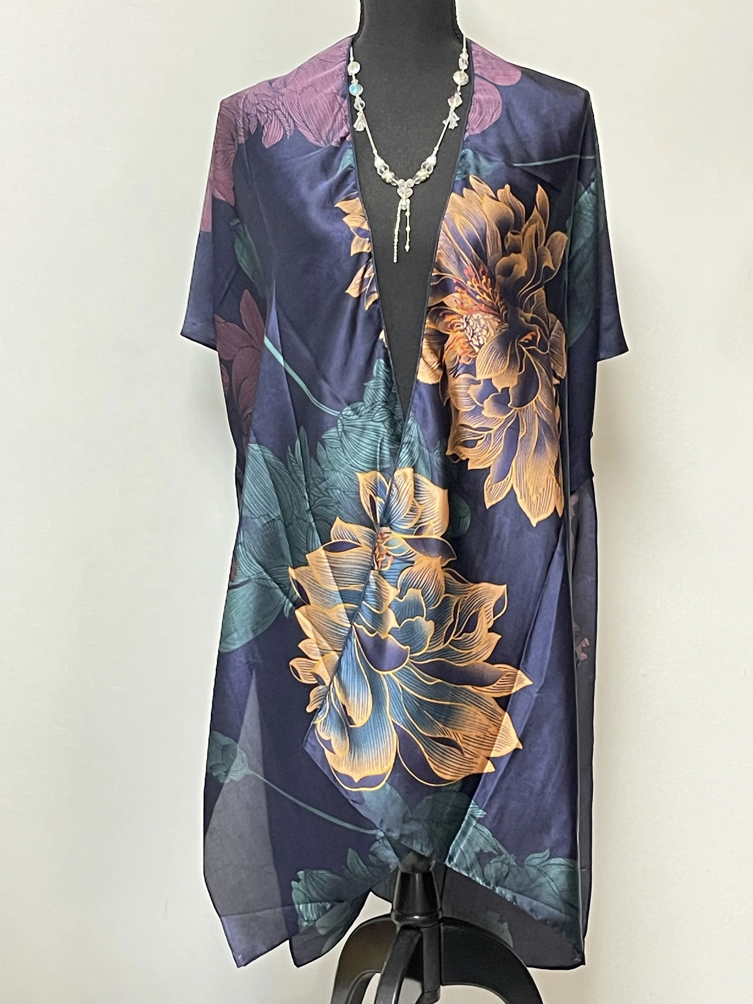 Silky Scarf Cover-Up - Long