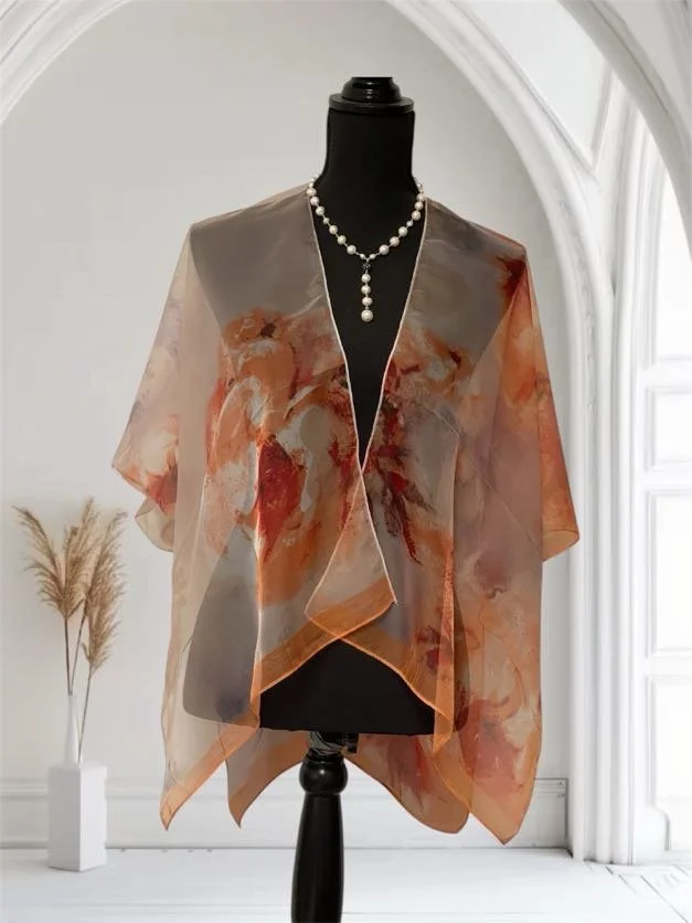 Silky Scarf Cover-Up - Short