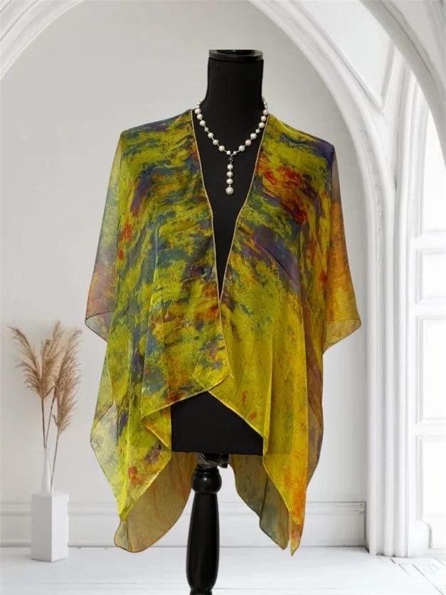 Silky Scarf Cover-Up - Short