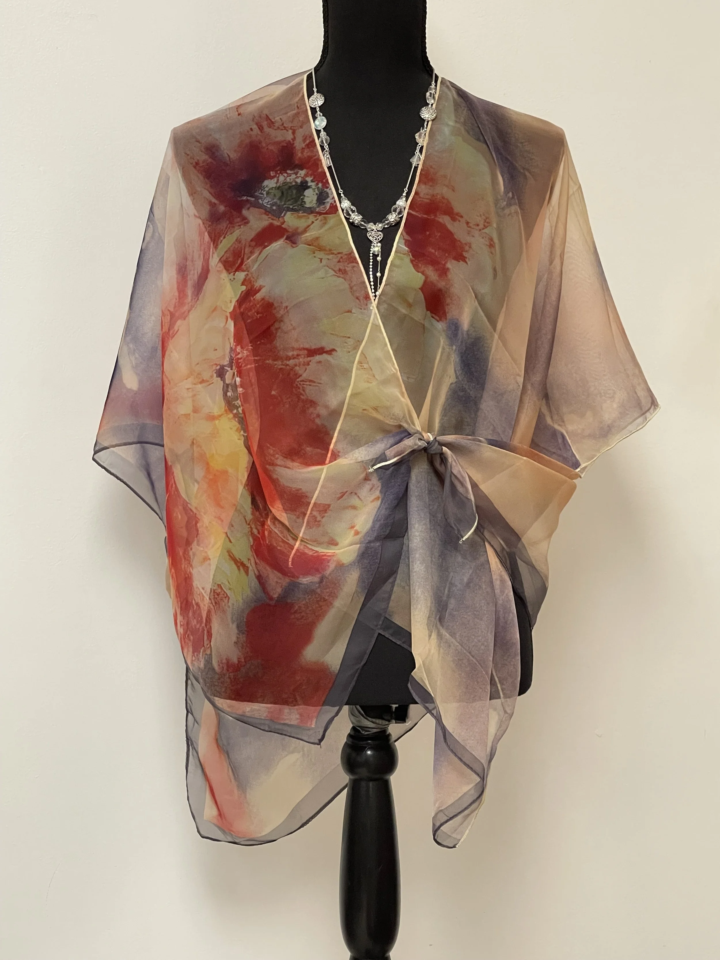 Silky Scarf Cover-Up - Short