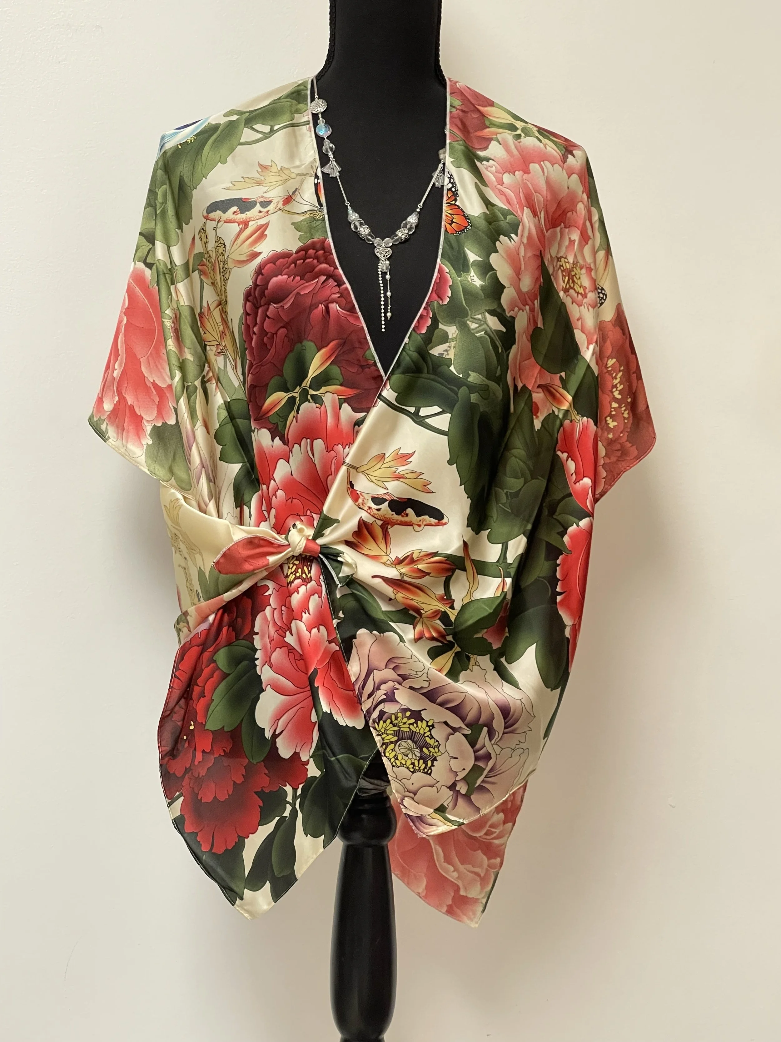 Silky Scarf Cover-Up - Short