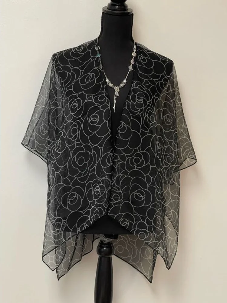 Silky Scarf Cover-Up - Short