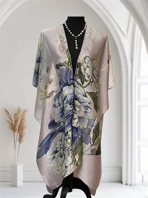 Silky Scarf Cover-Up - Long