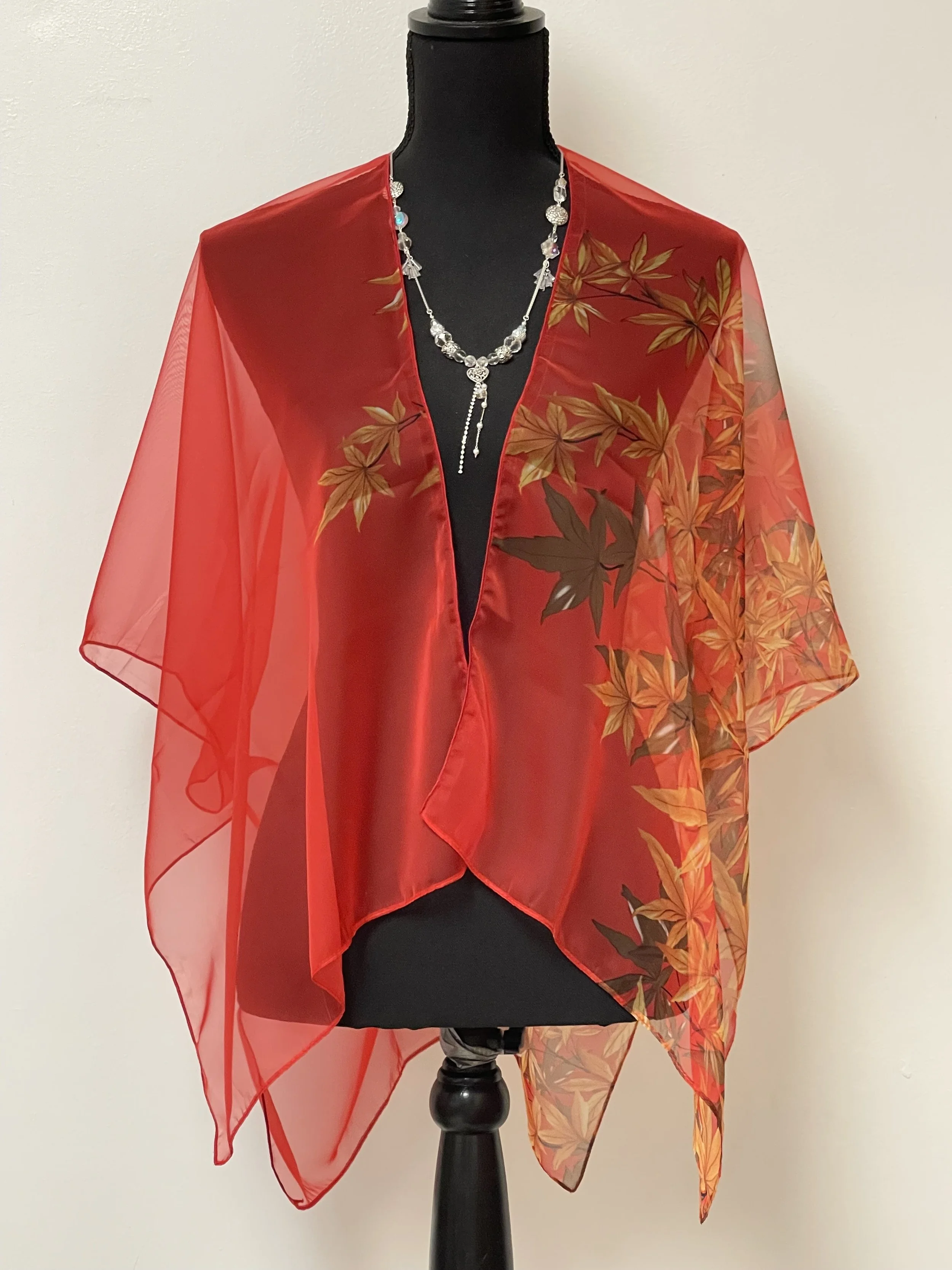 Silky Scarf Cover-Up - Short