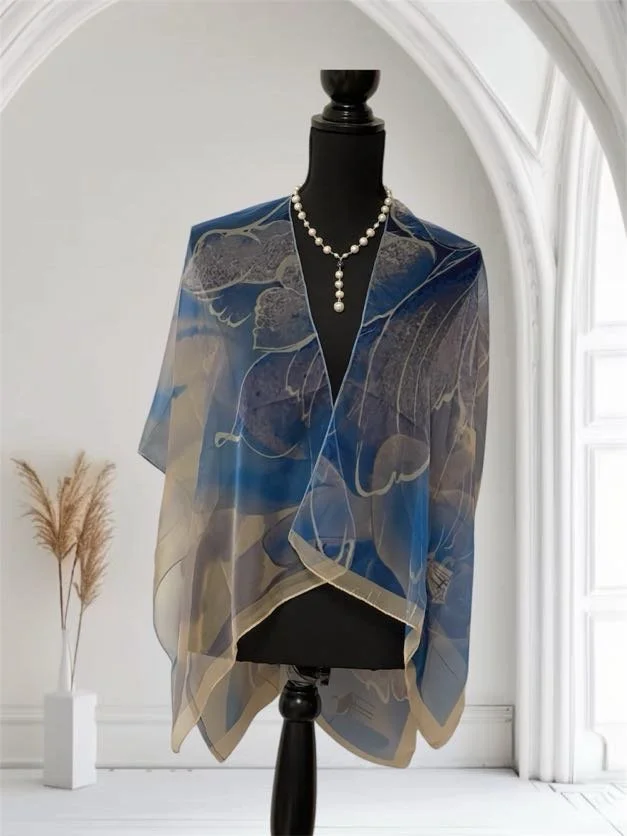 Silky Scarf Cover-Up - Short