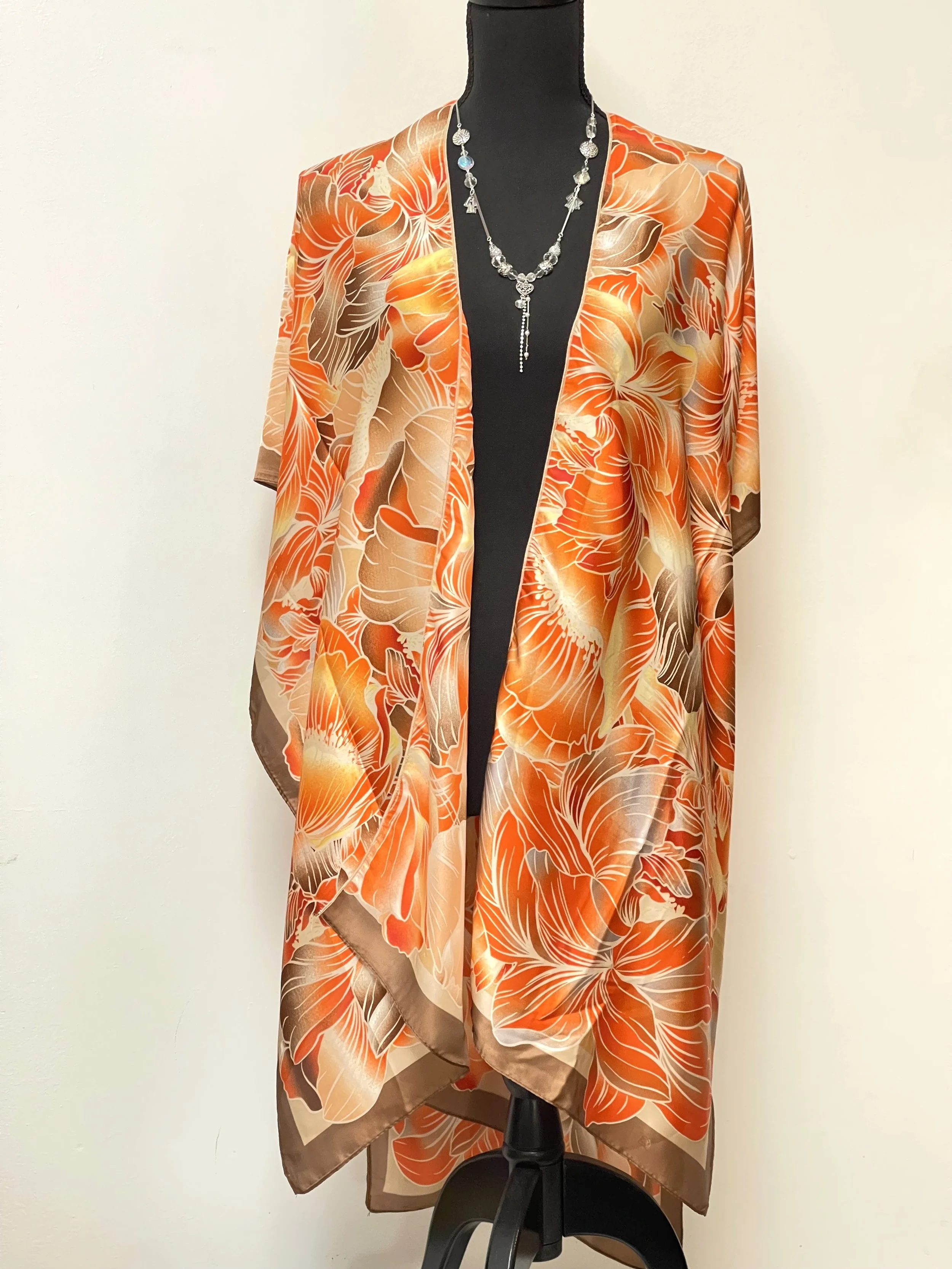 Silky Scarf Cover-Up - Long