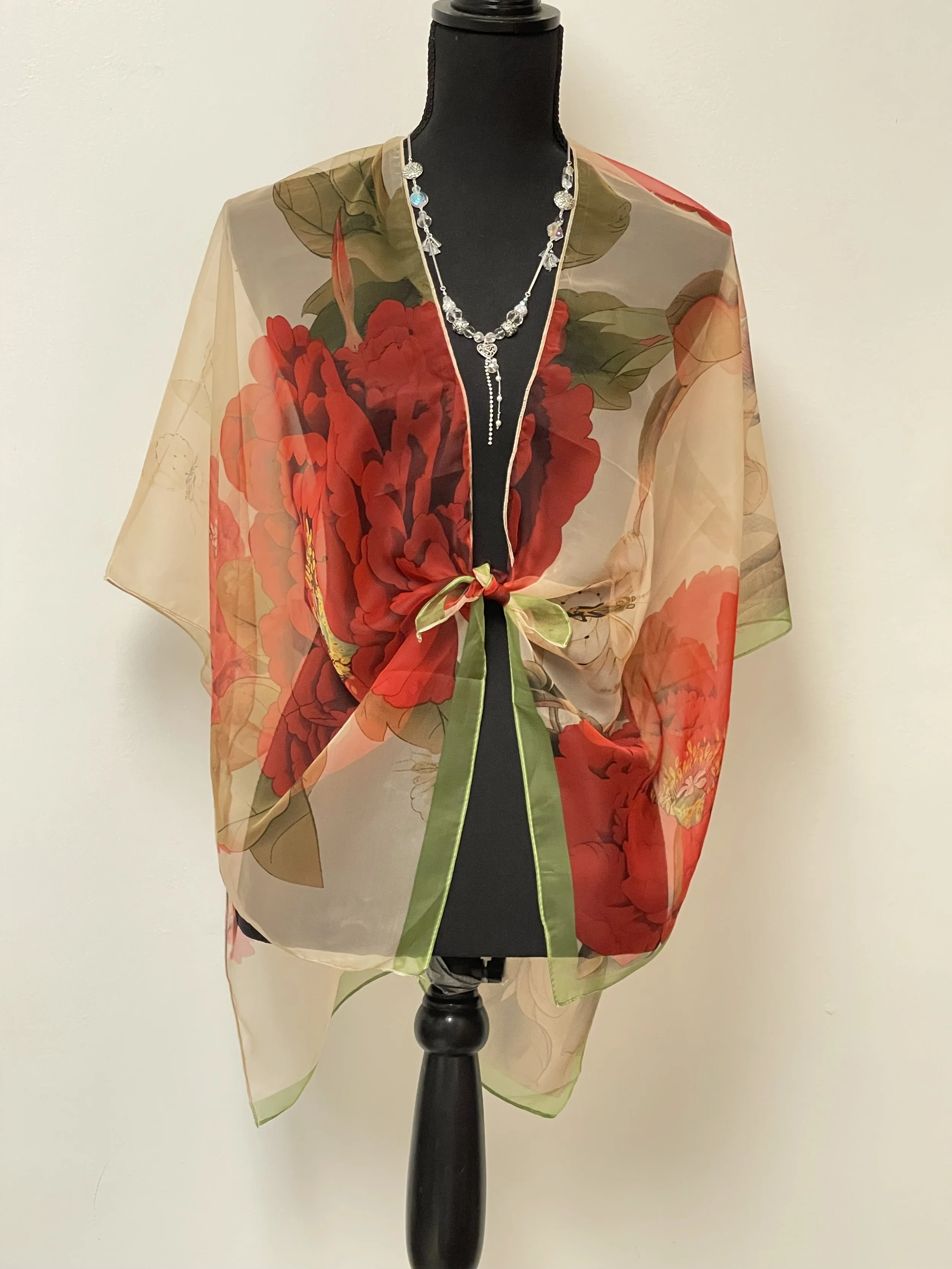 Silky Scarf Cover-Up - Short