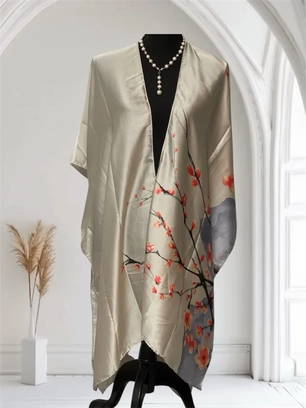 Silky Scarf Cover-Up - Long