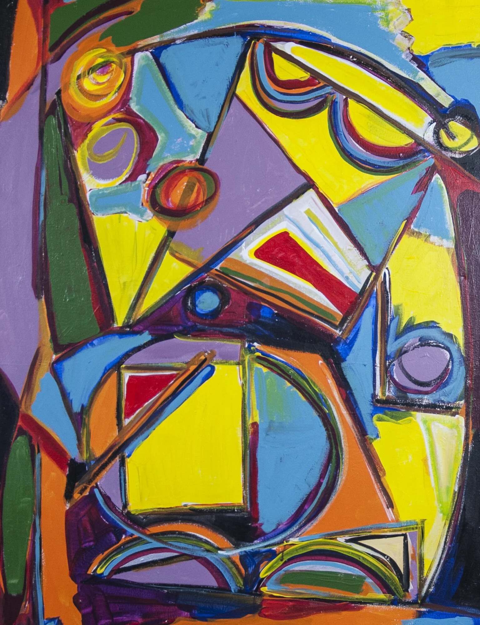 Thailand Influence #3, Acrylic on canvas, 30" x 40", 2020