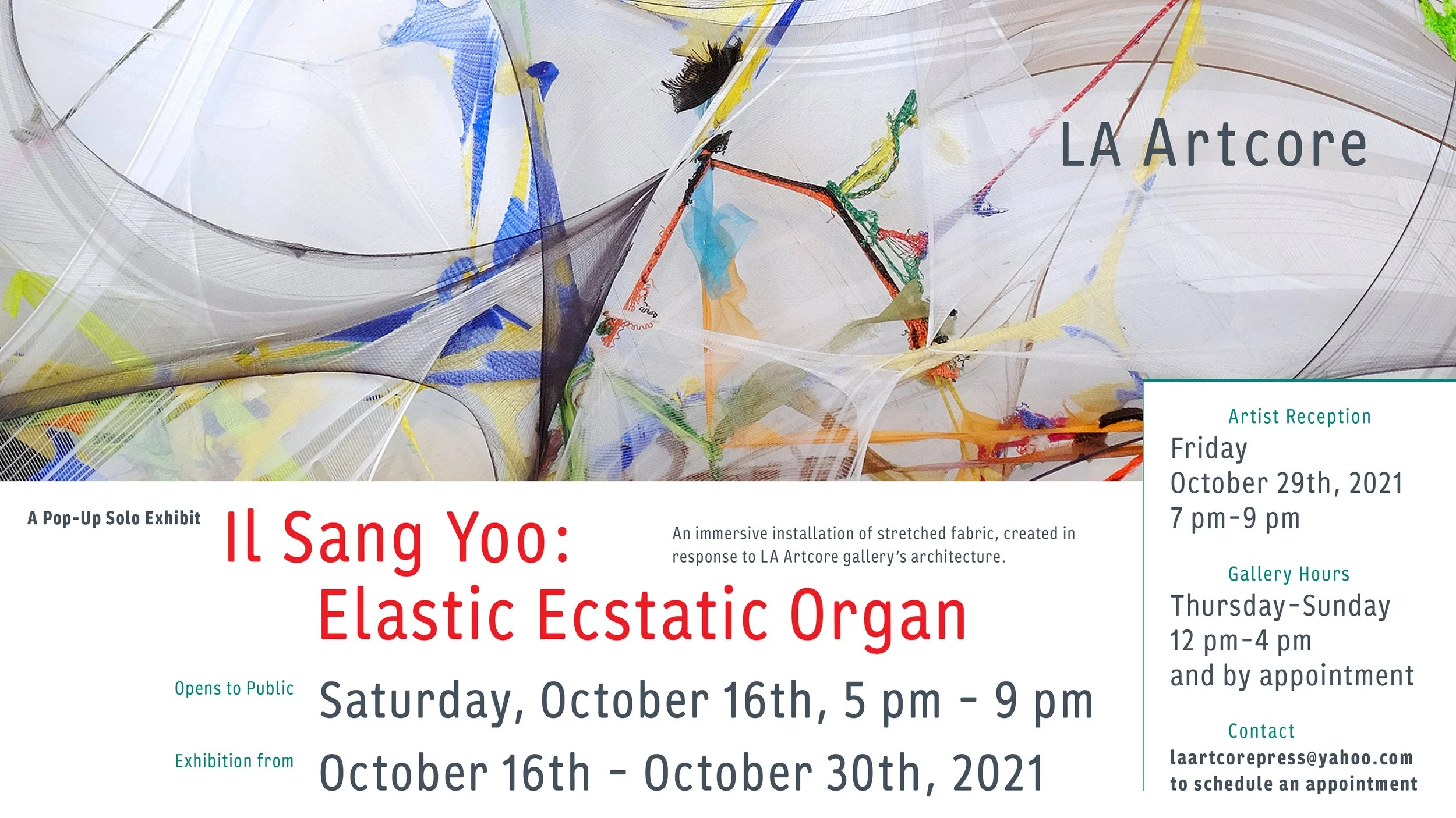 Il Sang Yoo: Elastic Ecstatic Organ