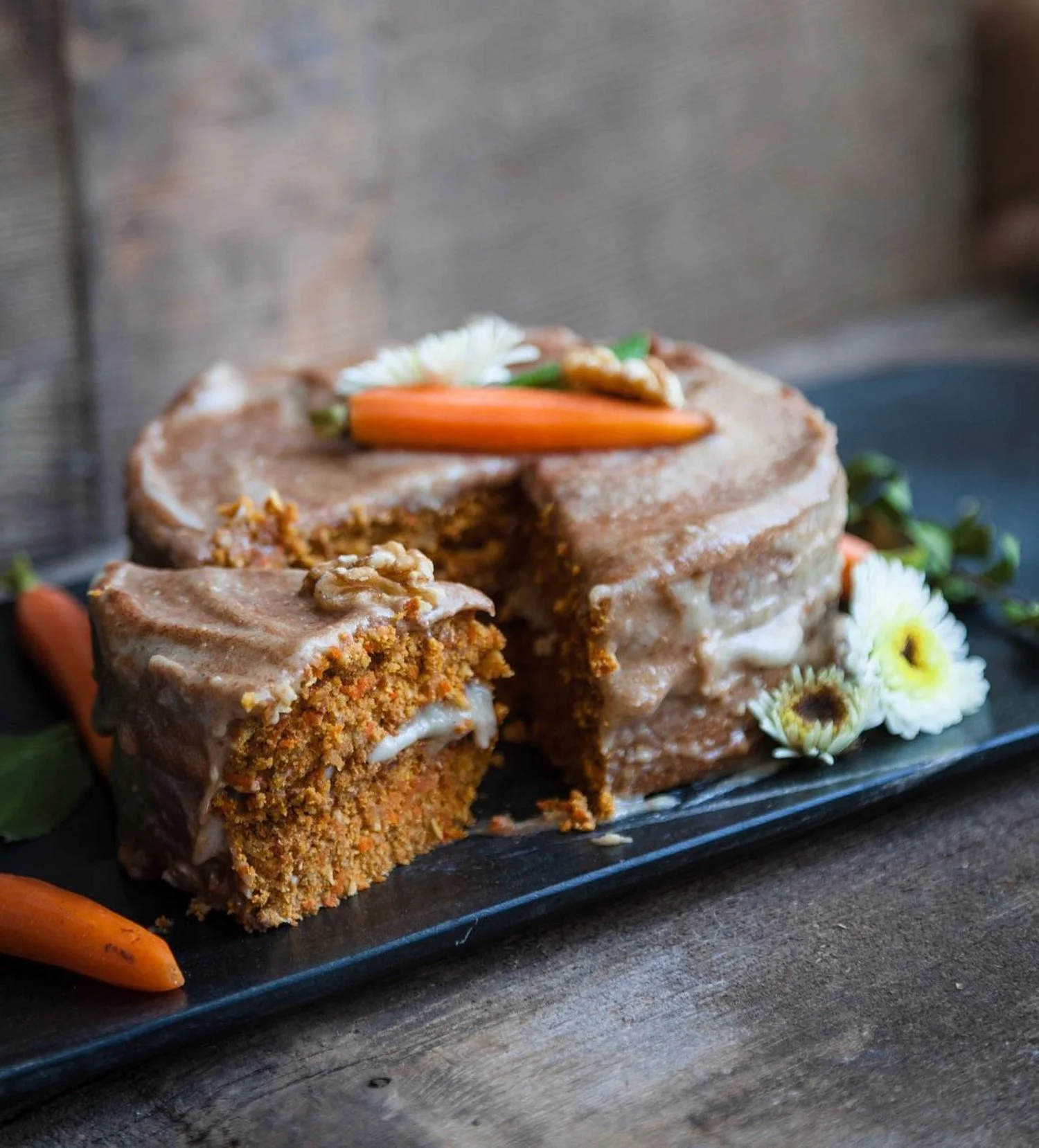 Raw Vegan Carrot Cake