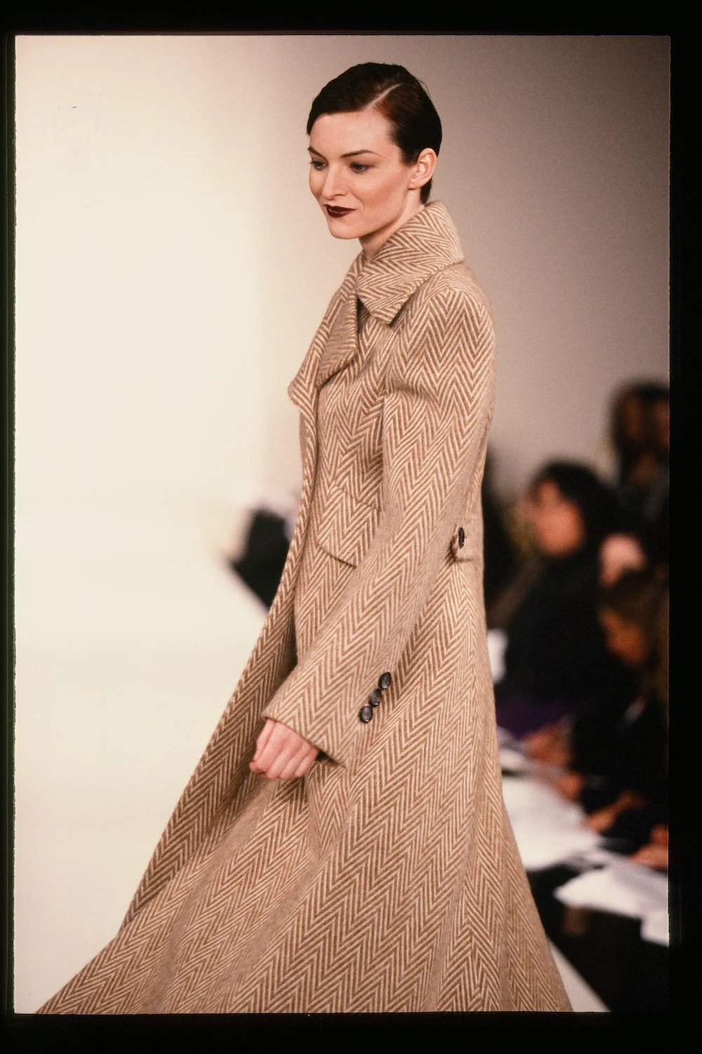 4 1996 fall show camel herringbone long coat copy.jpg
