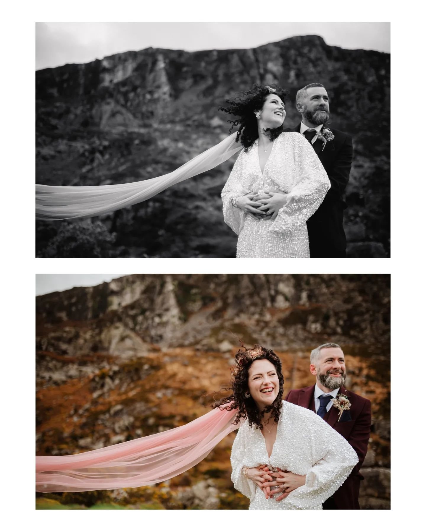 Nikki &amp; Scann 💕 
This was such a fun wedding to shoot! 
@kate_kearneys 
@killarney_wedding_cars 
dingle_druid 

#weddingphotography #irishweddingphotographer
