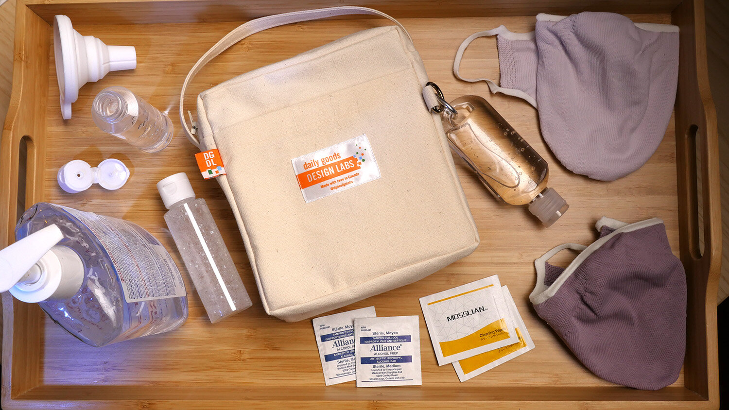 The Covid Essentials Kit - travel inspired ™ — Daily Goods Design LABS