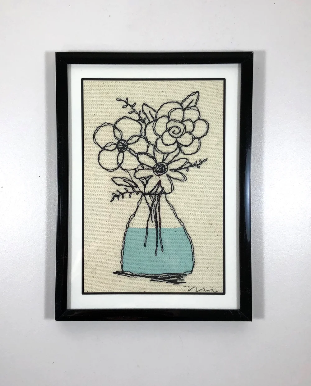 Frame Able Note Card 3 Flower Vase Margarts