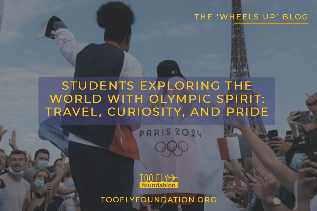 Students Exploring the World with Olympic Spirit: Travel, Curiosity, and Pride