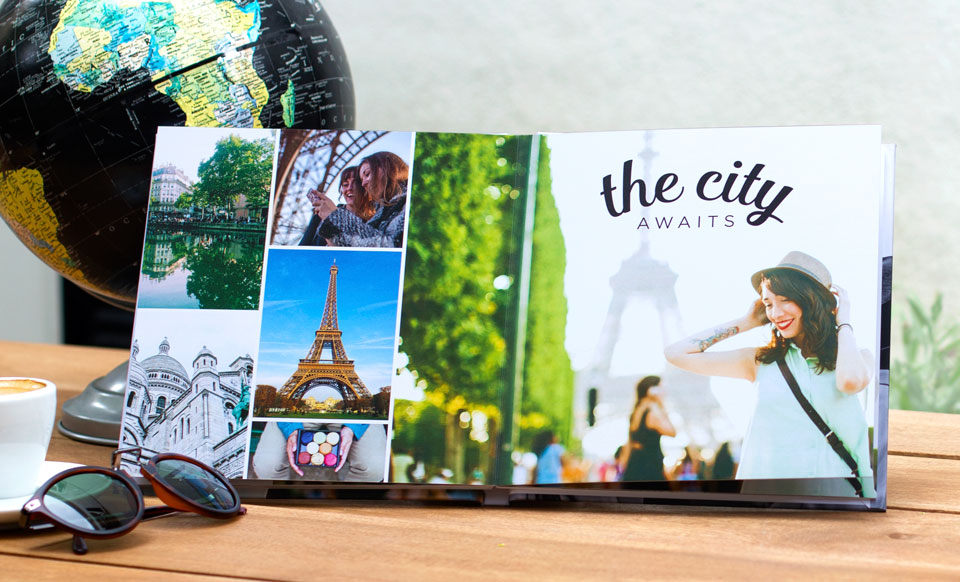 travel photo album book