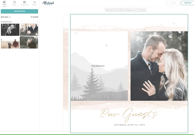 how to make wedding guest book.gif