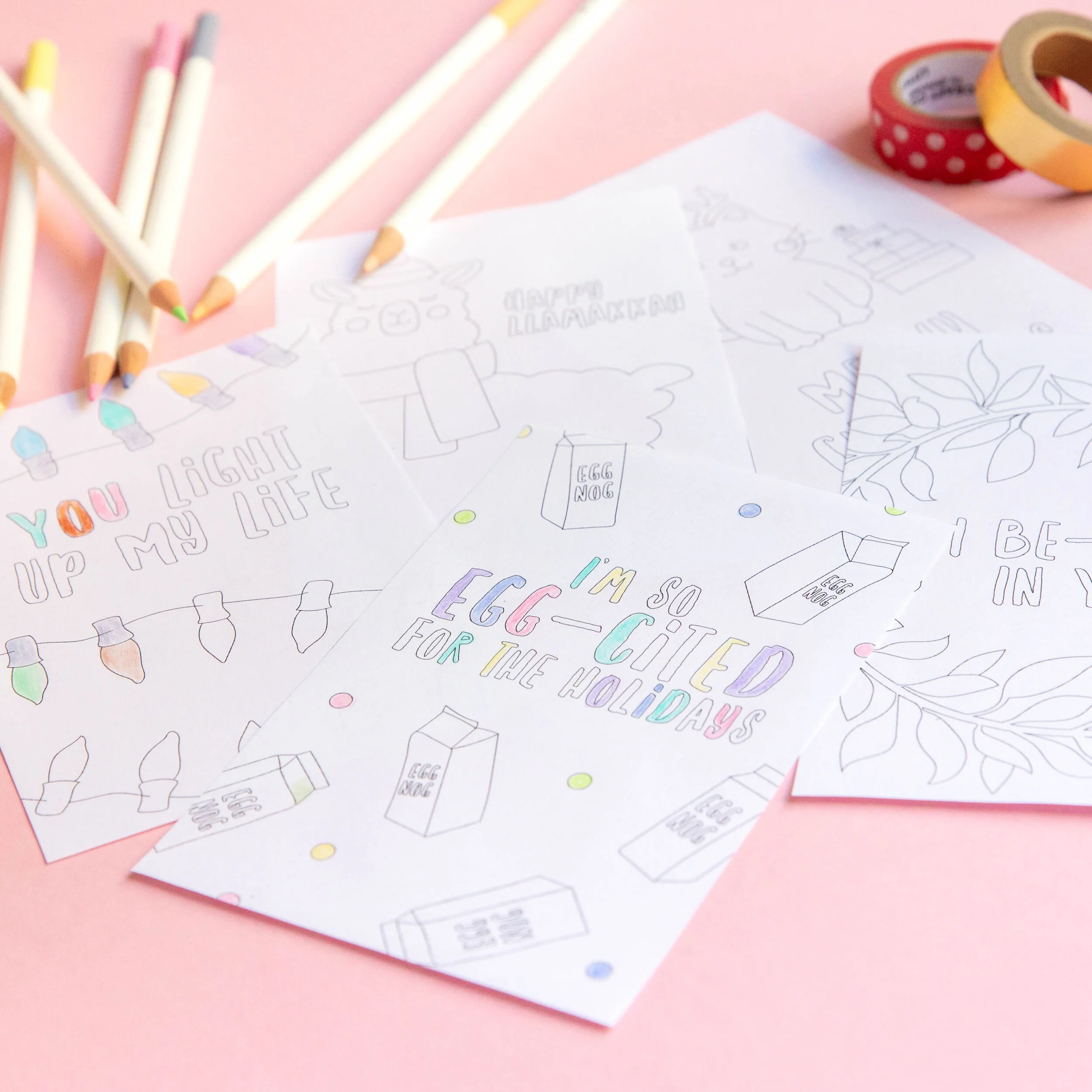 Downloadable Holiday Cards for Kids