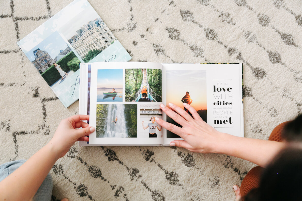 create travel photo book