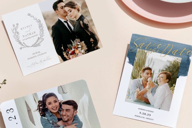 Unique Wedding Save The Date Photo Magnets - Memorable Gifts