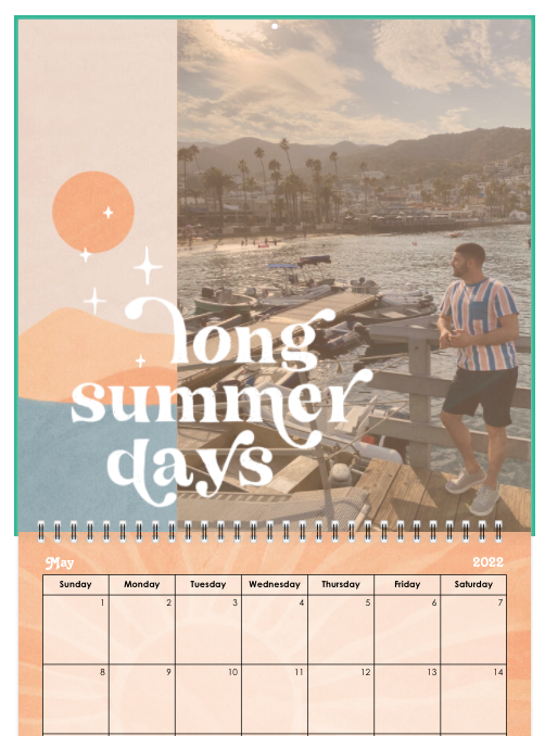 Calendar Maker 2022 2022 Custom Wall Calendar Templates In 11X8.5 And 12X12 — Mixbook  Inspiration