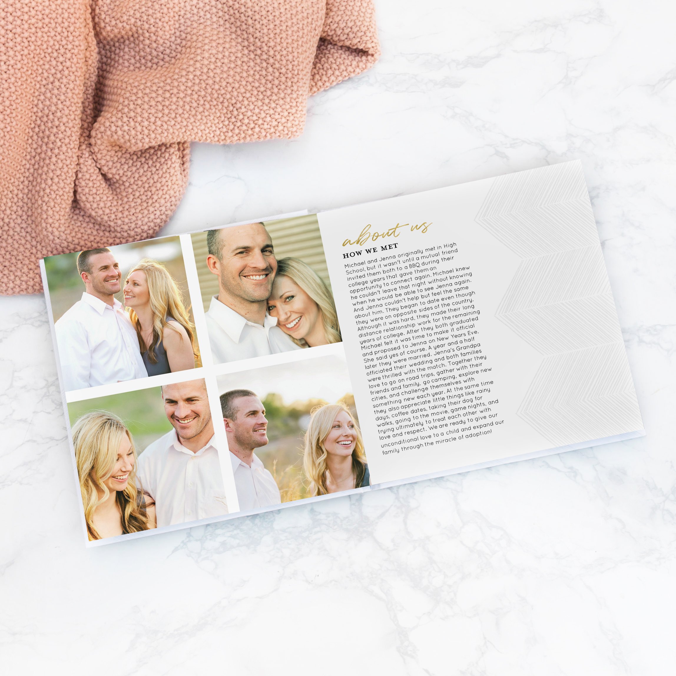 Custom Adoption Portfolios, Family Albums, and Birth Announcements