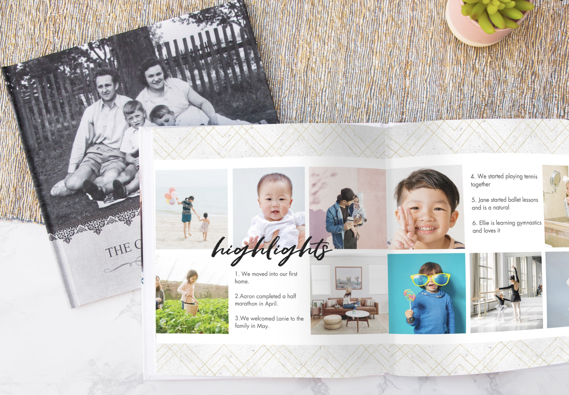 Preserve Your Love Story With This Two-Page Wedding Scrapbook