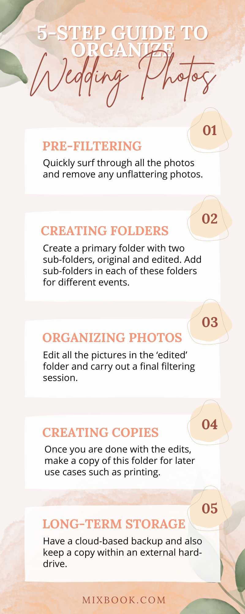 5Step Guide to Organize Wedding Photos Easily