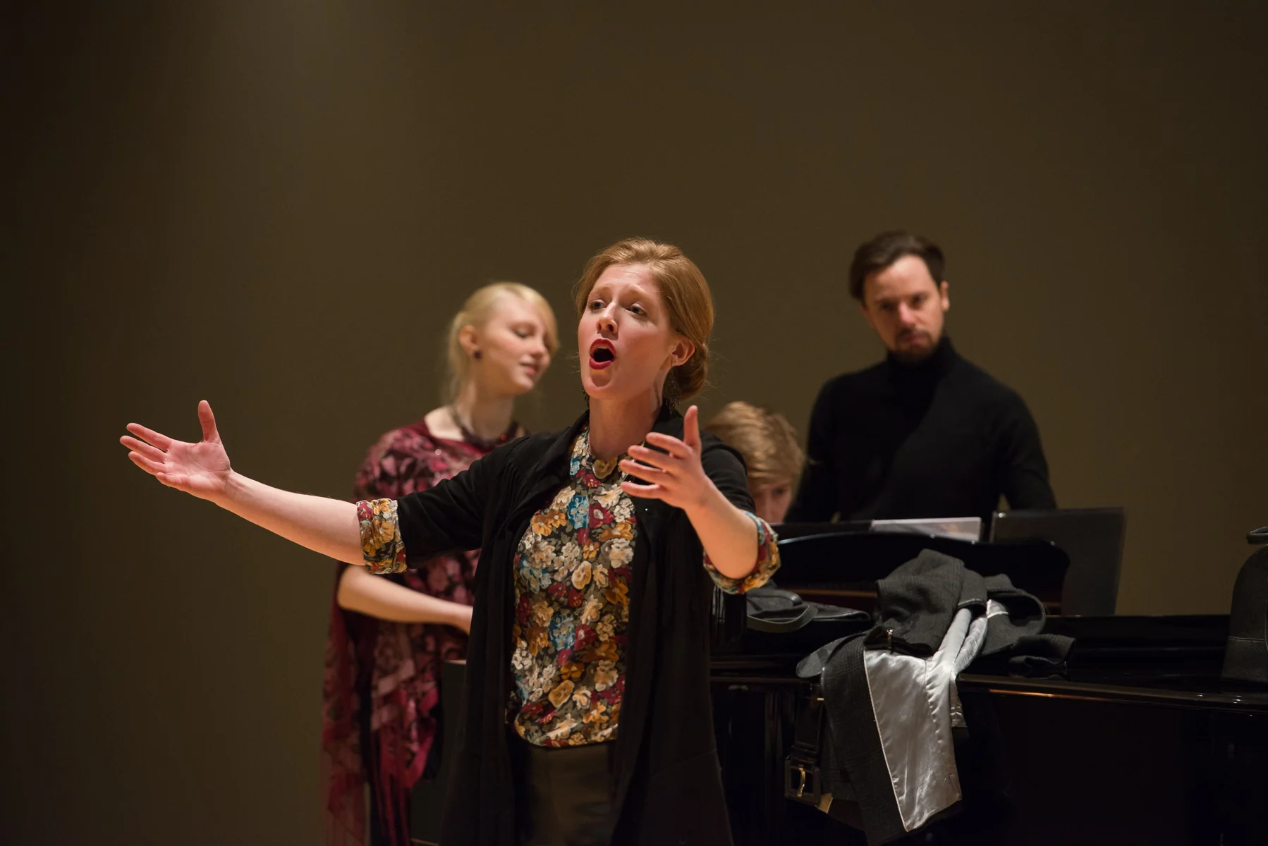 Gina as Madame Herz in The Impresario with Opera McGill in 2017. (Magda How and Ciarán Seán Wootten) Photo: Peter Matulina www.ttlvisuals.com