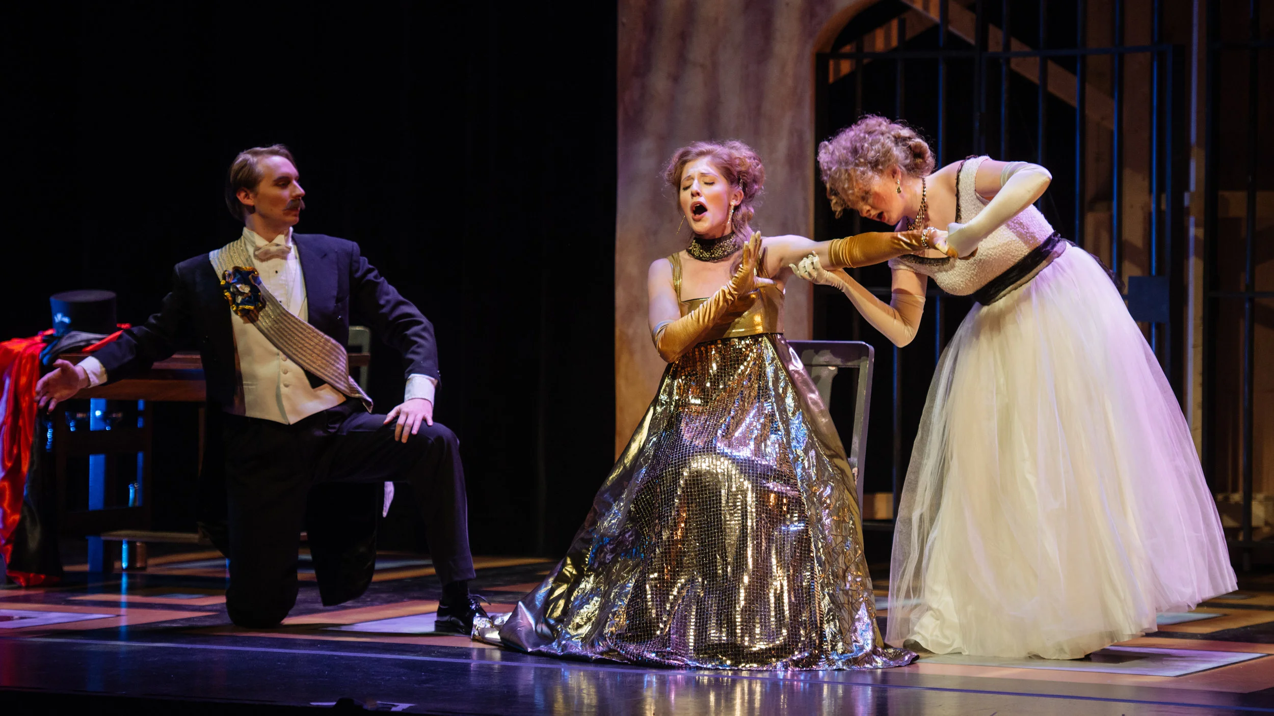 Gina as Adelle in Die Fledermaus with Opera McGill in 2017. (Paul Winkelmans and Jacoba Barber-Rozema) Photo: Tam Lan Truong tamphotography.net